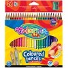 Kredki Trójkątne Colorino 24 Kolory Ołówkowe Temperówka [57462PTR]